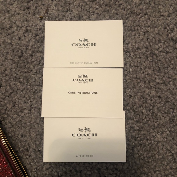 NWT Glitter Coach Clutch - Picture 3 of 4